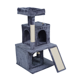 Drapak dla kota 49x46x91 cm , ciemno-szary, REBEL ANIMALS