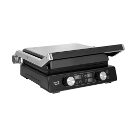 Grill elektryczny TEESA , panini grill , opiekacz, 3 pozycje , wyjmowane wkłady, 2000W