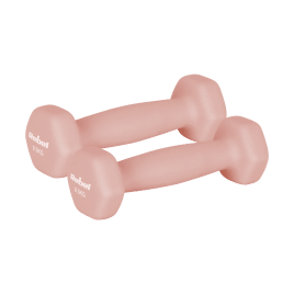 Hantelki żeliwne neoprenowe HEX 2x0.5kg, REBEL ACTIVE