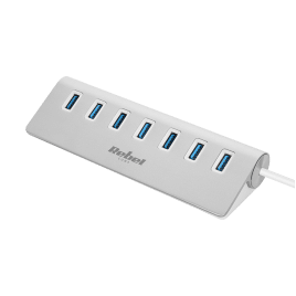 HUB (rozdzielacz) USB 3.0 7 portowy Rebel