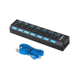 HUB USB 3.0 7 portowy Rebel