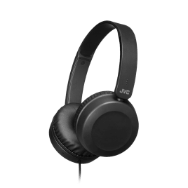 JVC HAS-31 BE Przewodowe słuchawki nauszne z pilotem i mikrofonem czarne