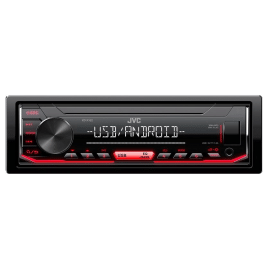 JVC KDX-162 Radio samochodowe USB RED