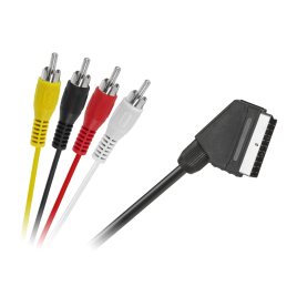 Kabel EURO - 4 x RCA 1,2m