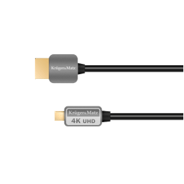 Kabel HDMI - micro HDMI wtyk-wtyk (A-D) 1.8m Kruger&Matz