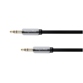 Kabel stereo jack 3.5 wtyk - wtyk 1.5m Kruger&Matz kabel sprężynka