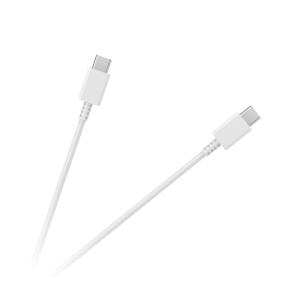 Kabel USB typu C - USB typu C 100 cm biały