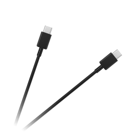 Kabel USB typu C - USB typu C 100 cm czarny