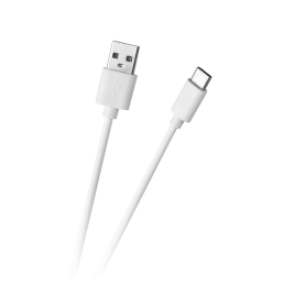 Kabel USB - USB typu C 1m Biały