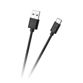 Kabel USB - USB typu C 1m Czarny