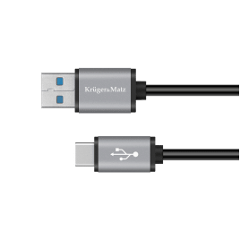 Kabel USB wtyk 3.0V - wtyk typu C 5 Gbps 1m Kruger&Matz Basic