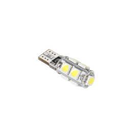 Lampa samochodowa LED T10, 9 x SMD5050, 12V, biała