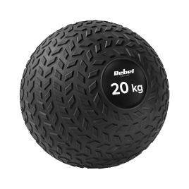 Mała piłka lekarska do ćwiczeń rehabilitacyjna Slam Ball 23cm 20kg, REBEL ACTIVE