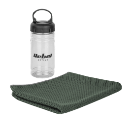 Mały ręcznik sportowy chłodzący 30x80 cm REBEL ACTIVE