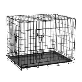 Metalowa klatka dla psa, kojec, rozmiar L 76x53x59 cm , REBEL ANIMALS