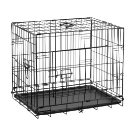 Metalowa klatka dla psa, kojec, rozmiar M 61x46x51 cm , REBEL ANIMALS