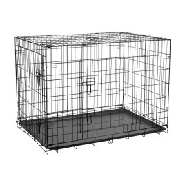 Metalowa klatka dla psa, kojec, rozmiar XXXL 122x76x83 cm , REBEL ANIMALS