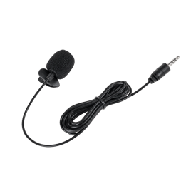 Mikrofon z klipem na kablu jack 3,5mm 2m