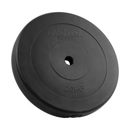 Obciążenie bitumiczne 20kg, otwór 31mm, talerz klasyczny, REBEL ACTIVE