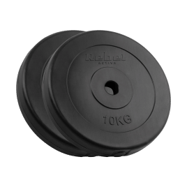 Obciążenie bitumiczne zestaw 2x10kg, otwór 31mm, talerz klasyczny, REBEL ACTIVE