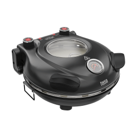 Piec do pizzy TEESA SUPREME, 1200 W, 32 cm , okienko , wyjmowany kamień