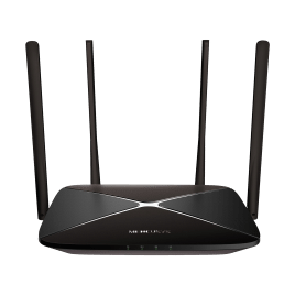 ROUTER AC12G, bezprzewodowy, dwupasmowy, 300/867 Mb/s, 802.11ac/n, 1WAN/3LAN GB, 4 anteny / MERCUSYS
