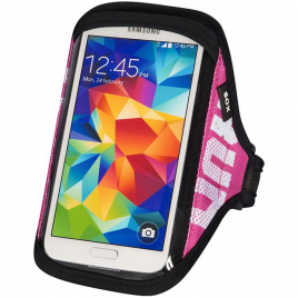 SOX opaska sportowa na smartfon RUN AWAY S/M 25-33cm różowa