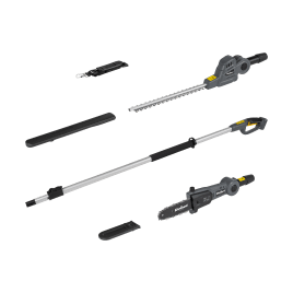 Teleskopowe nożyce akumulatorowe + piła 2w1 Rebel