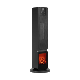 Terrmowentylator kolumnowy PTC Teesa z imitacją kominka (800/2000W)