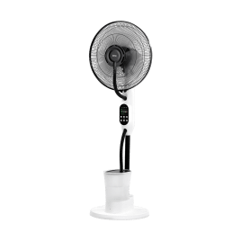 Wentylator stojący z funkcą mgiełki - biały