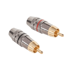 Wtyk RCA metalowy HD-291