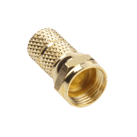 Wtyk SAT F 6,8 mm GOLD CU Cabletech