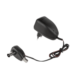 Zasilacz antenowy z gniazdem F 12V LXG04PK