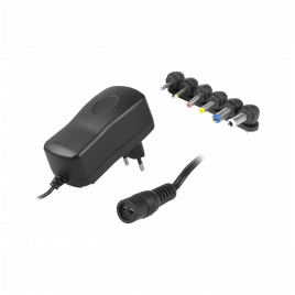 Zasilacz regulowany 3 V-12 V/2500 mA, 6 wtyków LXG288