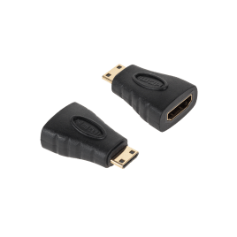 Złącze HDMI gniazdo-wtyk mini HDMI pozłacany