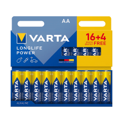 Bateria alkaiczna VARTA LR06 Longlife Power 16+4/blist.
