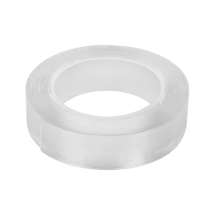 Dwustronna taśma montażowa REBEL (1 mm x 19 mm x 1,5 m) transparentna