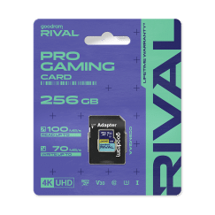 Karta pamięci microSD 256 GB V30 UHS-III Goodram Rival z adapterem
