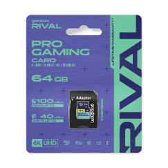 Karta pamięci microSD 64 GB V30 UHS-III Goodram Rival z adapterem