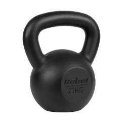 Kettlebell żeliwny 20kg, REBEL ACTIVE