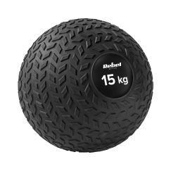 Mała piłka lekarska do ćwiczeń rehabilitacyjna Slam Ball 23cm 15kg, REBEL ACTIVE