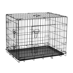 Metalowa klatka dla psa, kojec, rozmiar L 76x53x59 cm , REBEL ANIMALS
