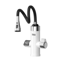 Przepływowy podgrzewacz wody bateria kuchenna z elastyczną wylewką