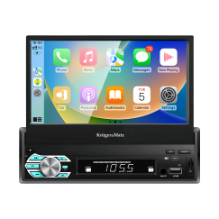 Radio samochodowe Kruger&Matz KM2018 z wysuwanym ekranem 7" CarPlay/AndroidAuto