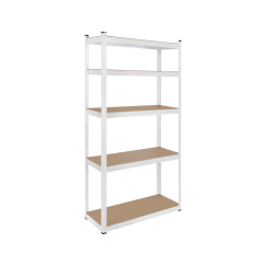 Regał metalowy magazynowy 180x90x40 biały Rebel