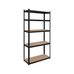 Regał metalowy magazynowy 180x90x40 czarny Rebel