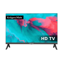 Telewizor Kruger&Matz 24" HD DVB-T2 H.265 HEVC 230/12V