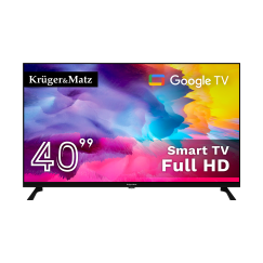 Telewizor Kruger&Matz 40" FHD Google TV 5.0, DVB-T2/S2/T/C H.265 HEVC