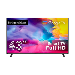 Telewizor Kruger&Matz 43" FHD Google TV DVB-T2/T/C H.265 HEVC