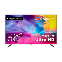 Telewizor Kruger&Matz 58" UHD smart DVB-T2/S2 H.265 Hevc
